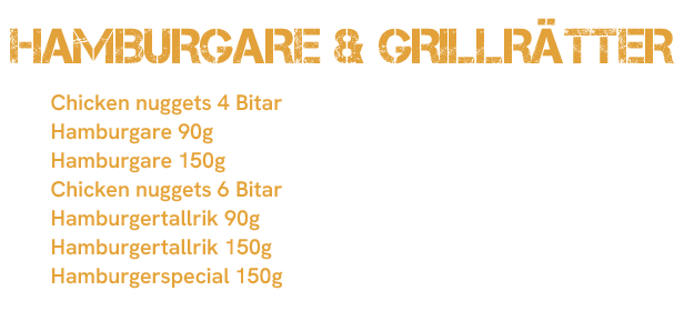Grill Meny